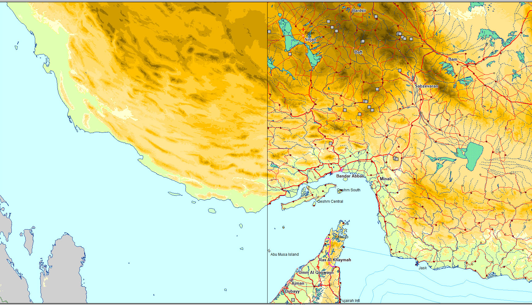 Persian Gulf and Hormuz Strait